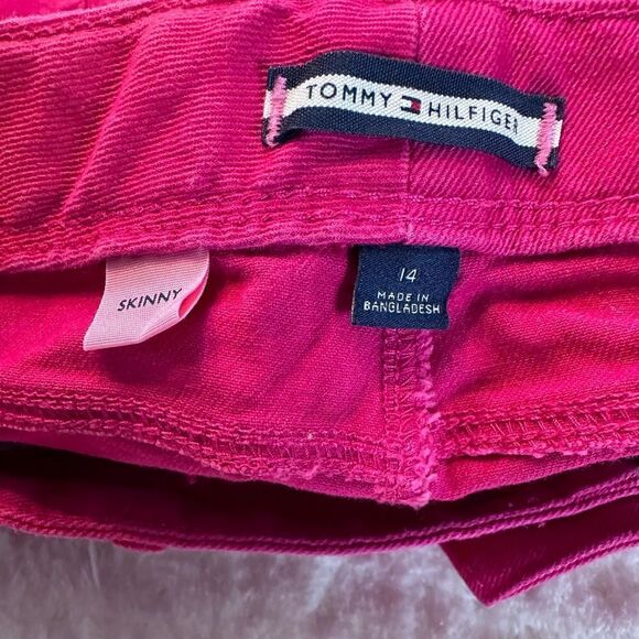 Tommy Hilfiger Girl’s Pink Skinny Jeans (14) - Picture 3 of 4